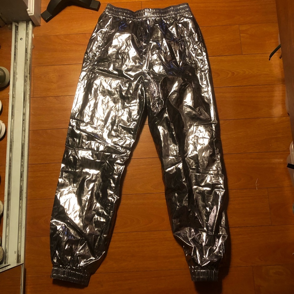 Silver pants from forever 21